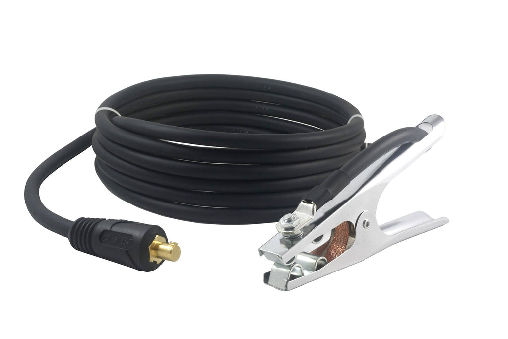 200 Amp Ground Clamp Welding Lead Dinse Connector #2 AWG Cable 15 Feet L6289