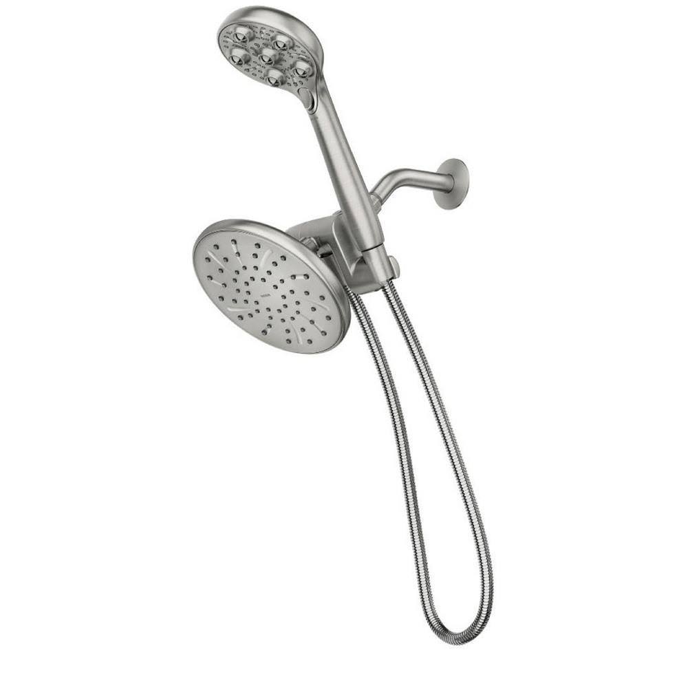 3-Spray 7.5 in. Dual Handheld Shower Head S345361