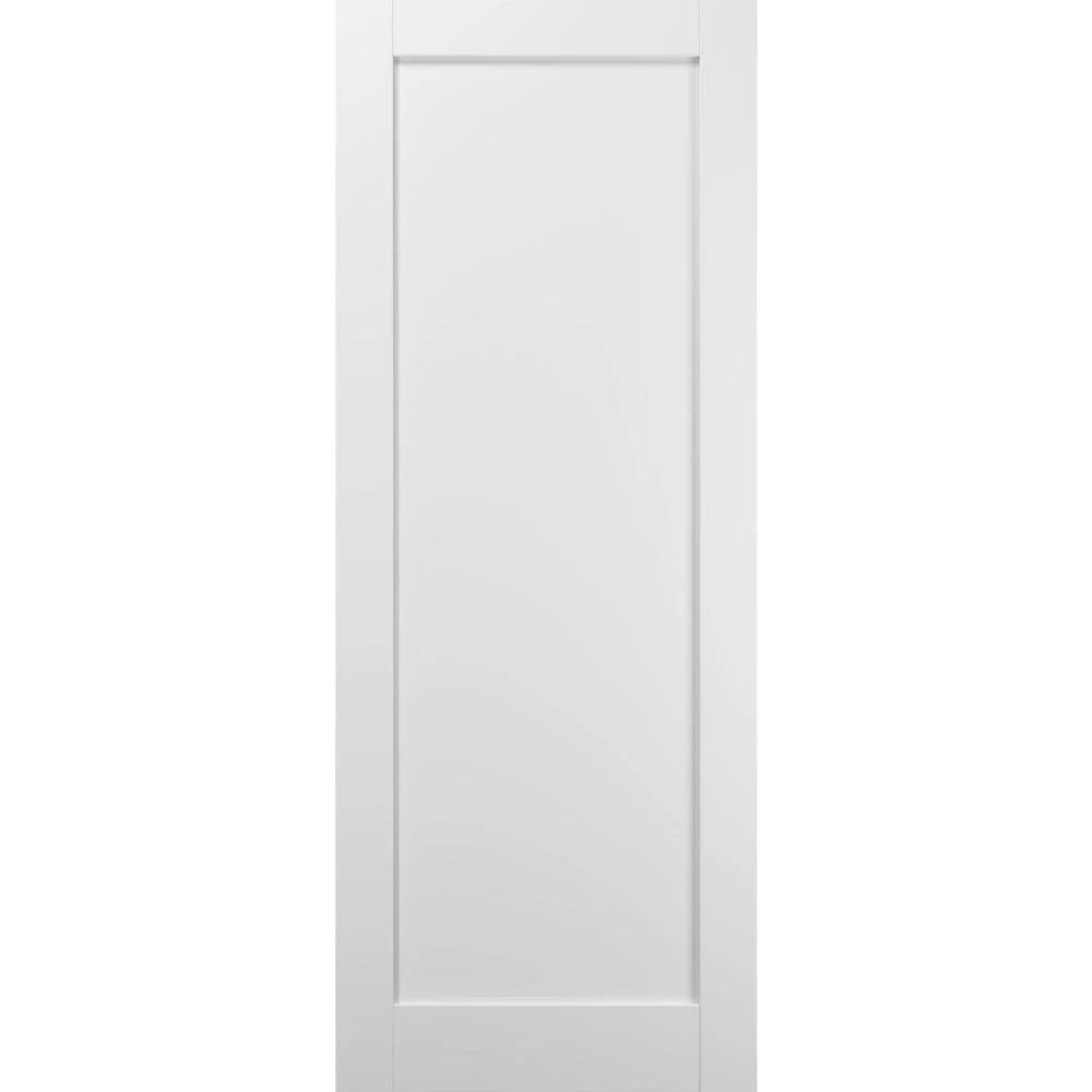 White Silk Slab Barn Door Panel 24 x 96 P566