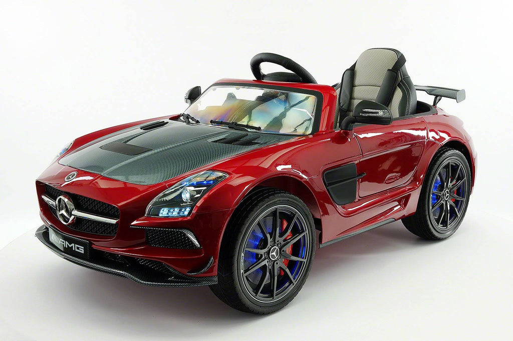 Cherry Red 12V Kids Ride-On Car with Parental Remote D153557