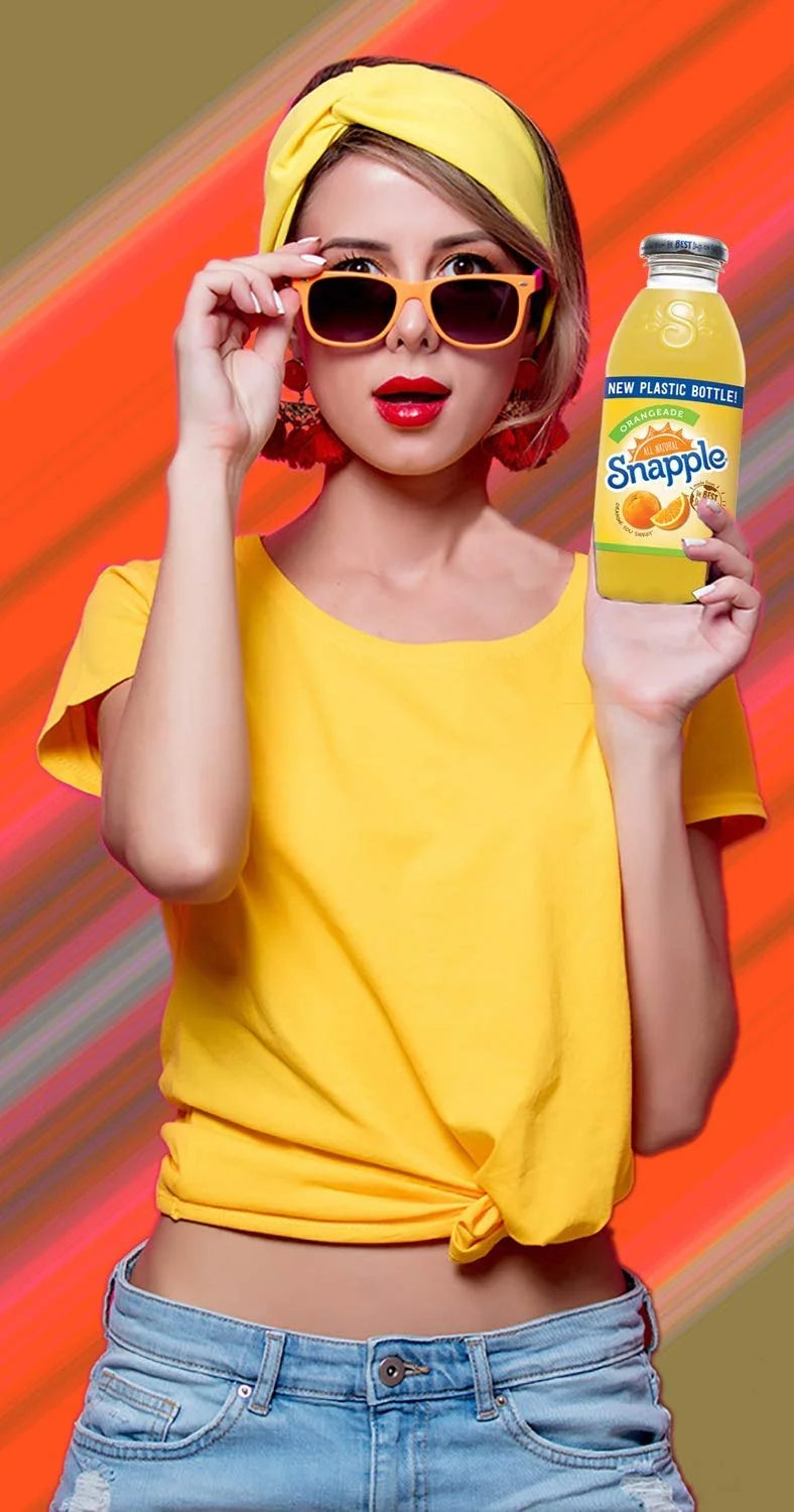 Orangeade 16 fl oz 24 Plastic Bottles Q764
