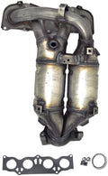 Catalytic Converter with Integrated Exhaust Manifold J829