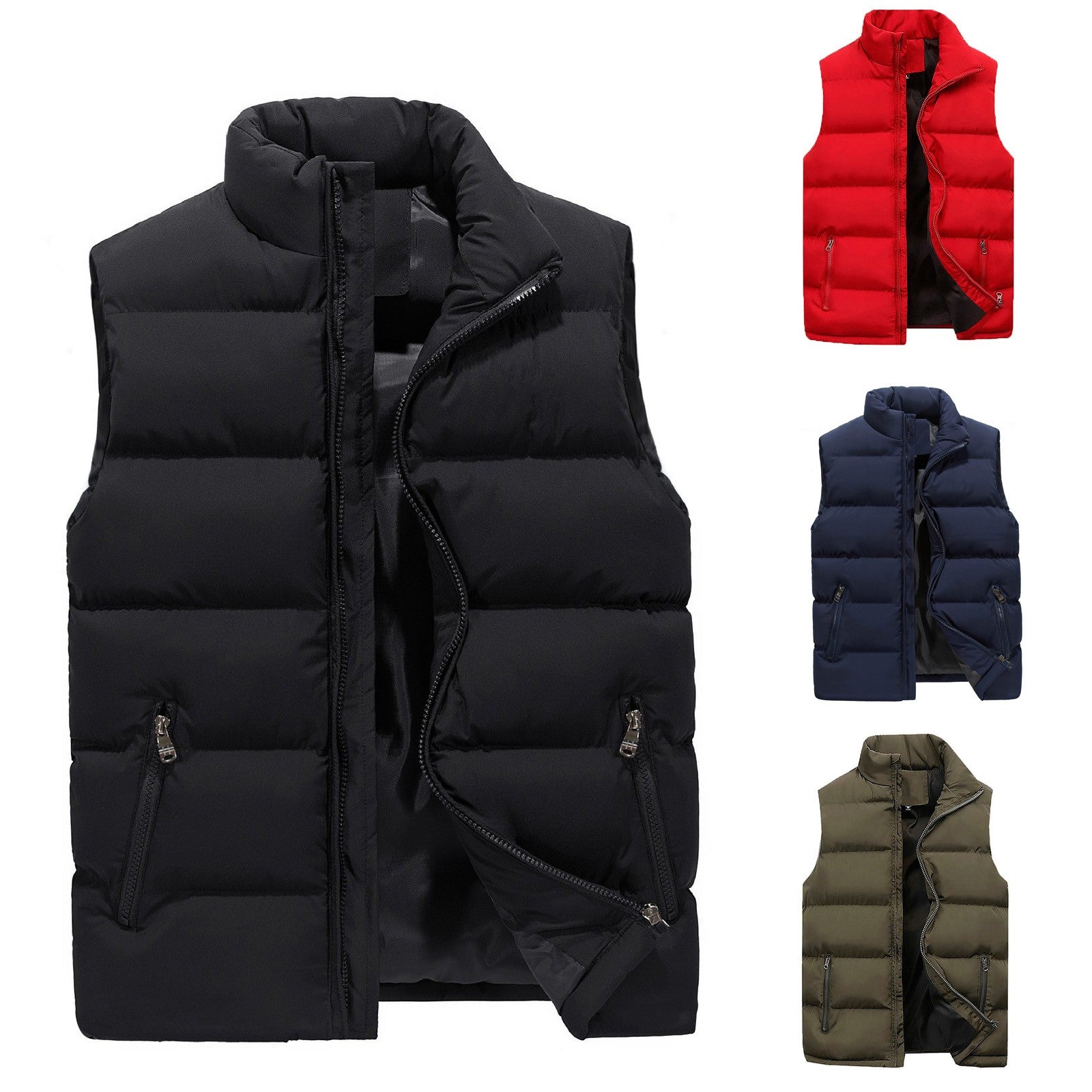 Lightweight Packable Sleeveless Ski Vest E490865