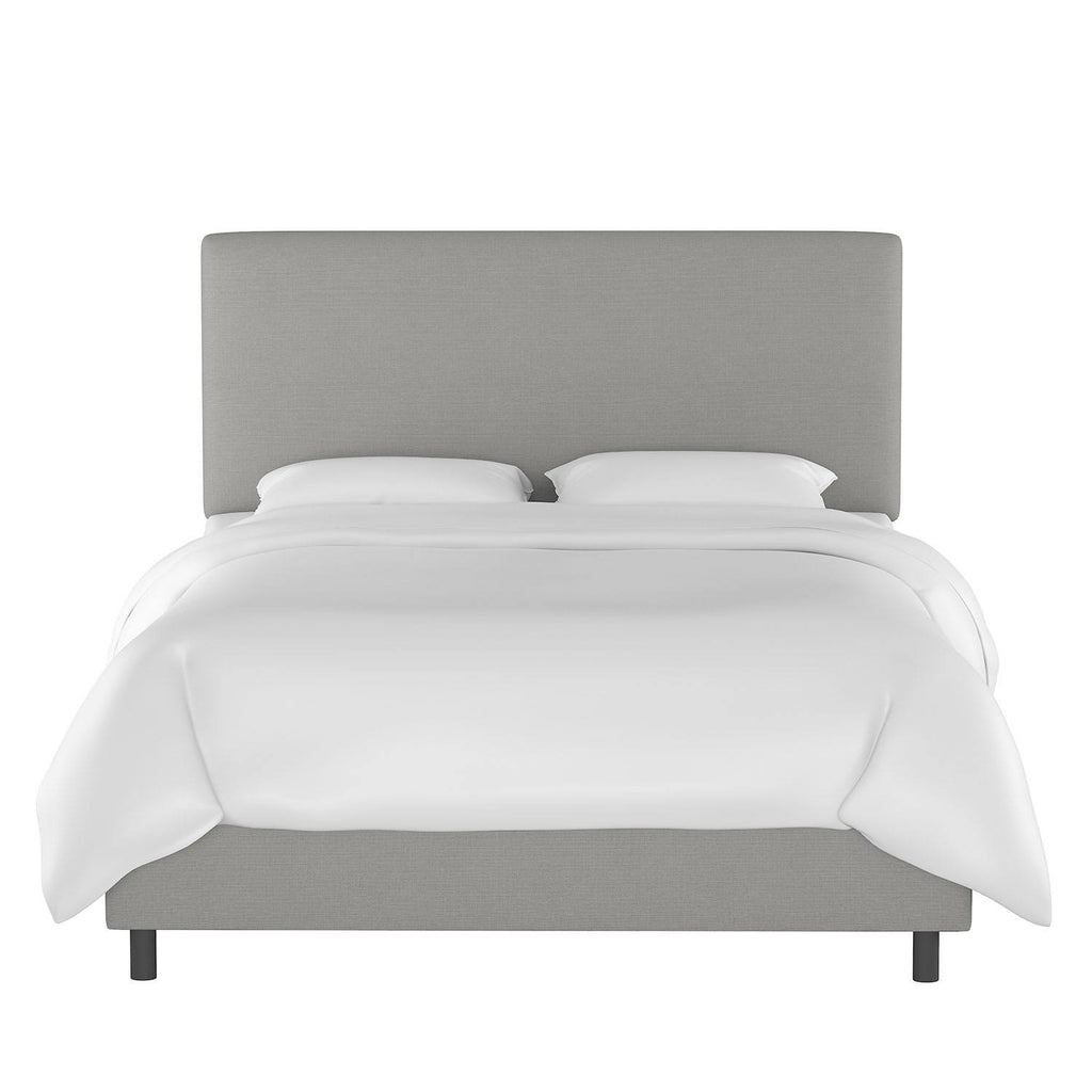 Navy Twin Microsuede Bed P8483