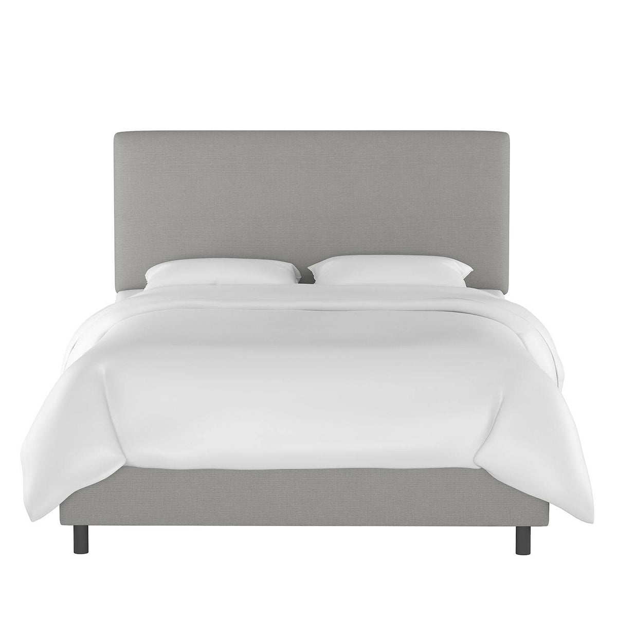 Navy Twin Microsuede Bed P8483