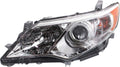Driver Side Halogen Headlight Assembly for Toyota Camry 2012-2014 P947