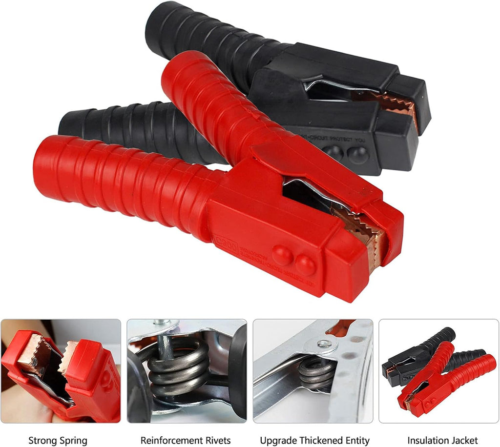 Heavy Duty Jumper Cables for Car Battery, 4PCS Pack of 2 T29356