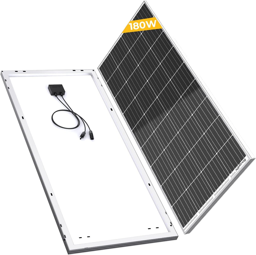 120 Watts Monocrystalline Solar Panel with Mounting Z Brackets U2401