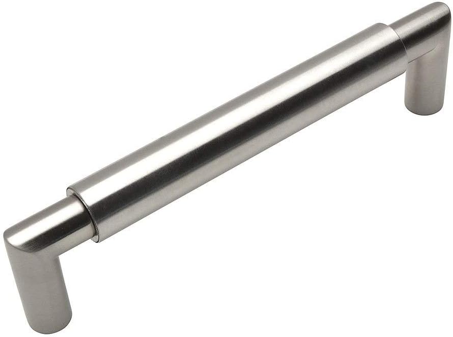 10 Pack Satin Nickel Cabinet Hardware Bar Handle Pull 5 Inch Hole Centers F699827