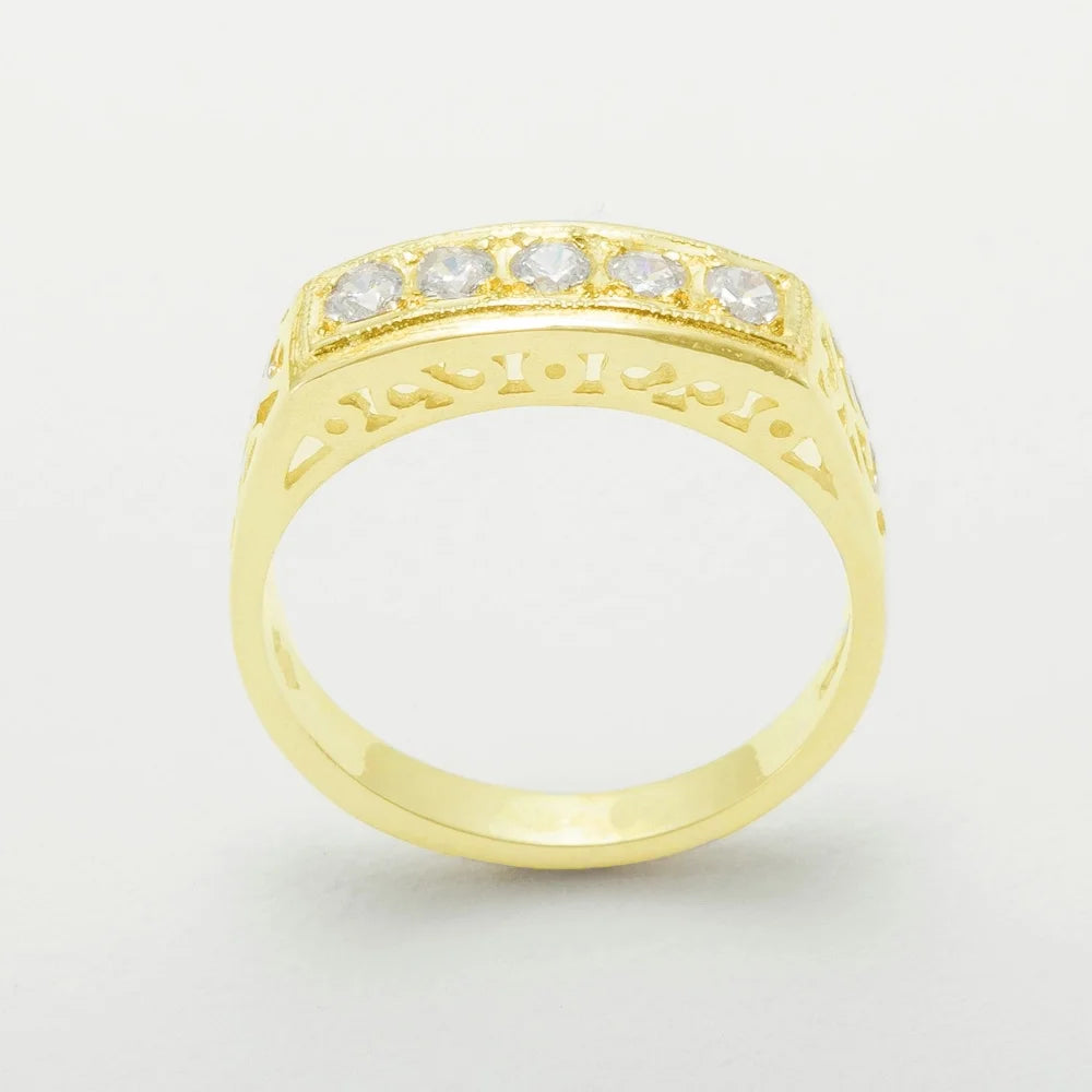 9k Yellow Gold Diamond Eternity Ring K417467