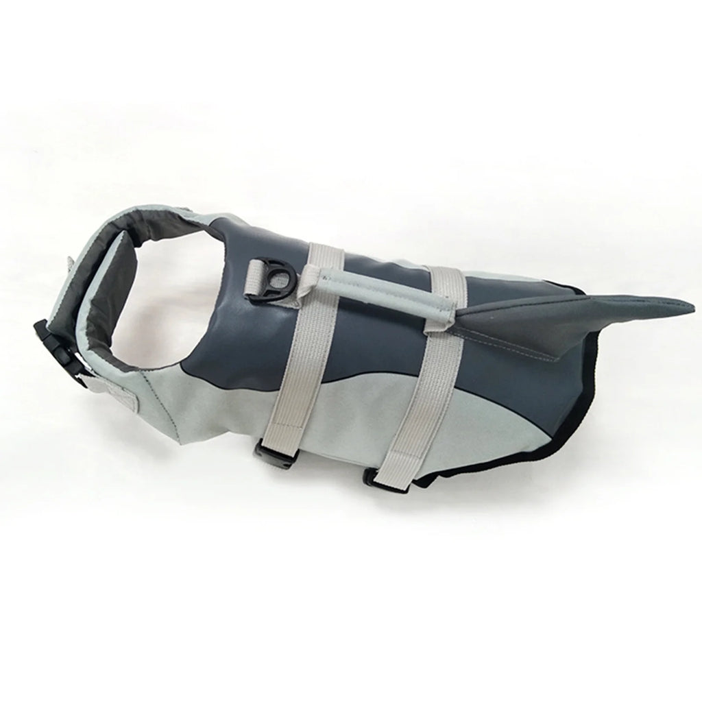 Dog Pet Shark Swimsuit Vest Pet Safety Wear Dog Swimsuit Preserver For Water Safety Device At The Pool, Beach, Boating X91420