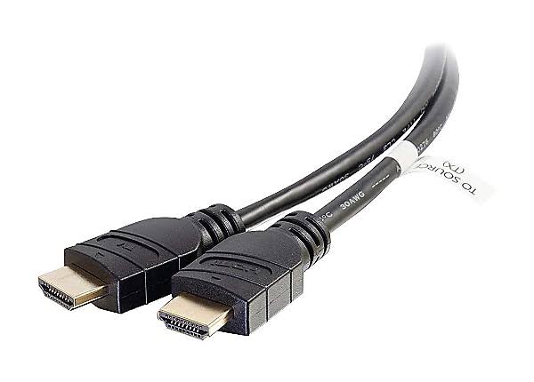 4K 60HZ HDMI Cable, In-Wall CL3-Rated, Black (25 C331582