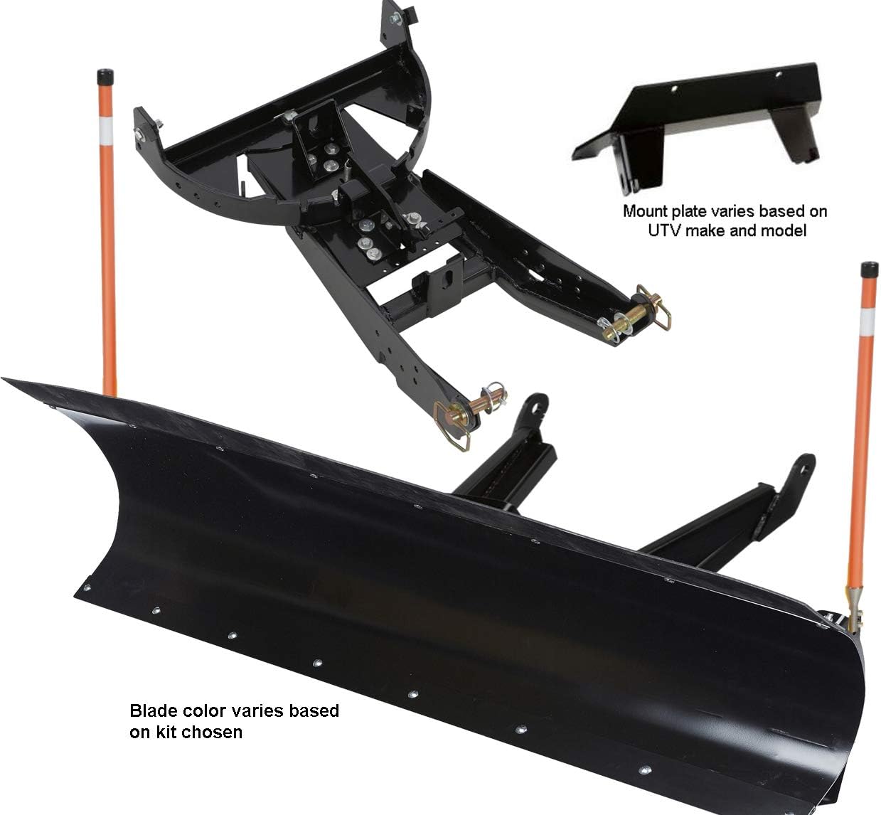 72" Red UTV Snow Plow Kit Y68669