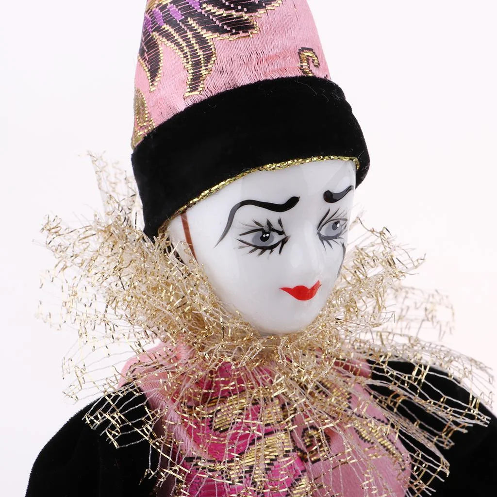 9 Inch Porcelain Doll Pink N5458