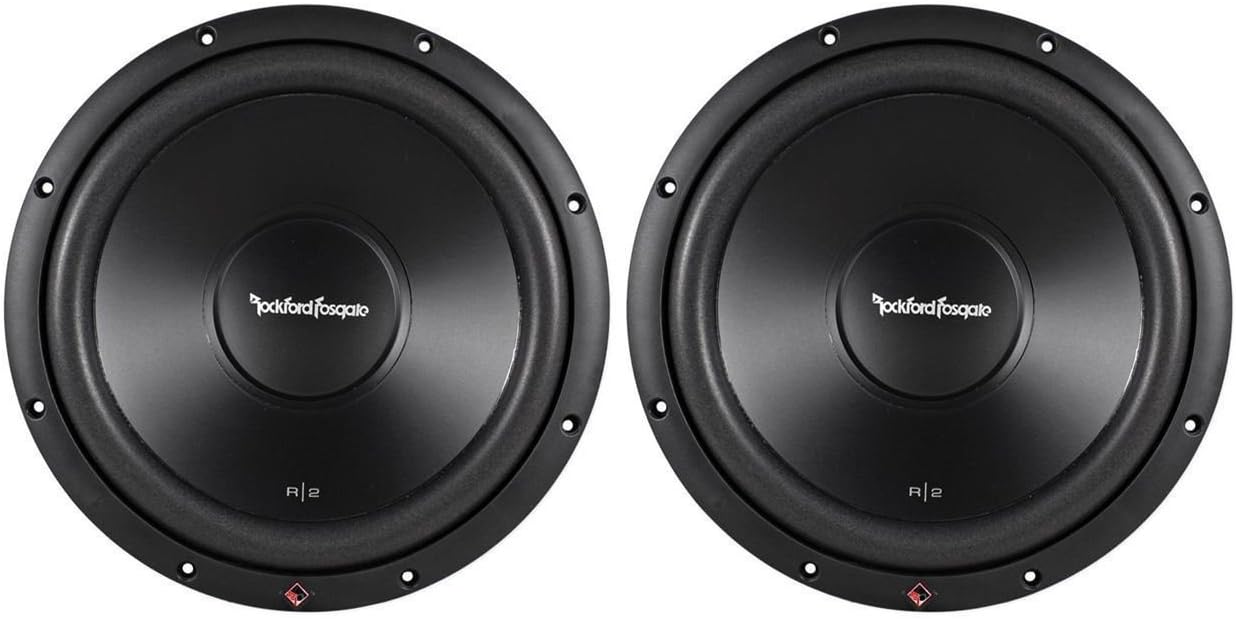 12 Dual 4 Ohm Car Audio Subwoofers (2 Pack) J407612