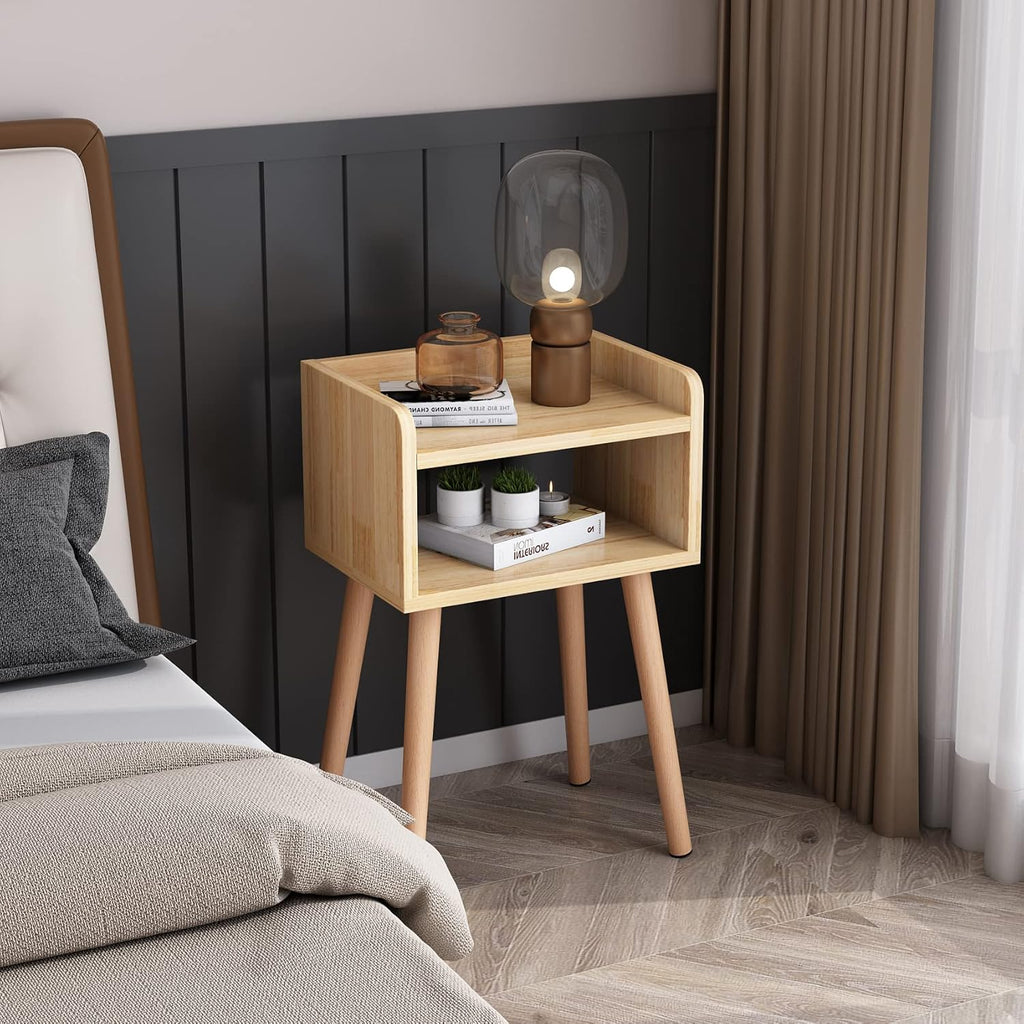 Solid Wood Night Stands Bedside Table Pack of 2 X740