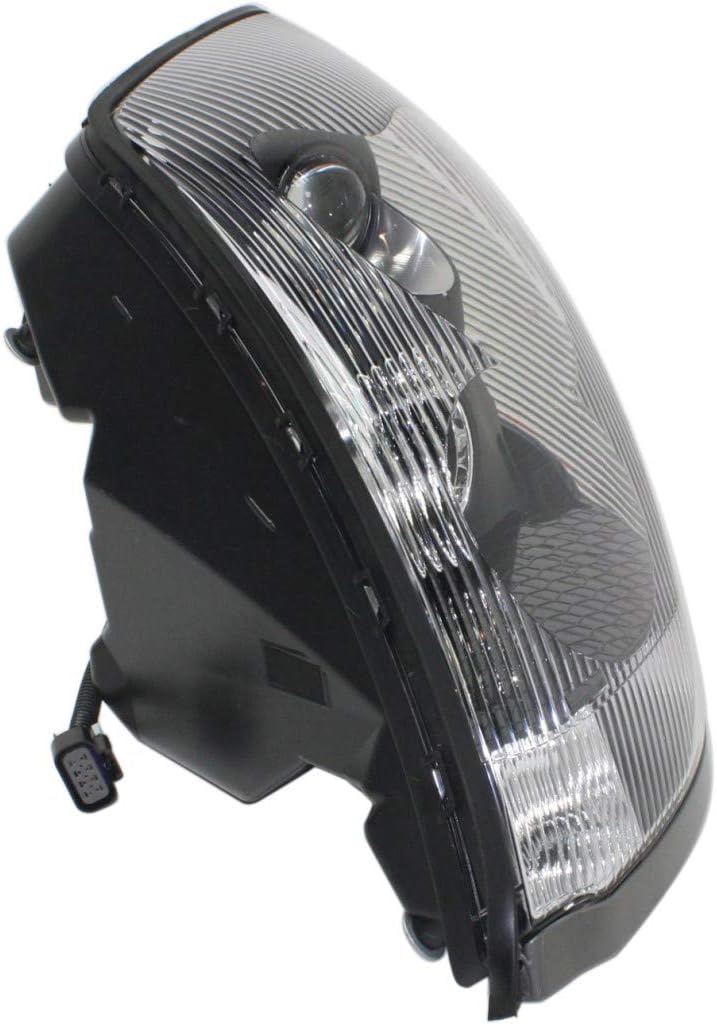 Head Light Driver Side With Bulbs Q832