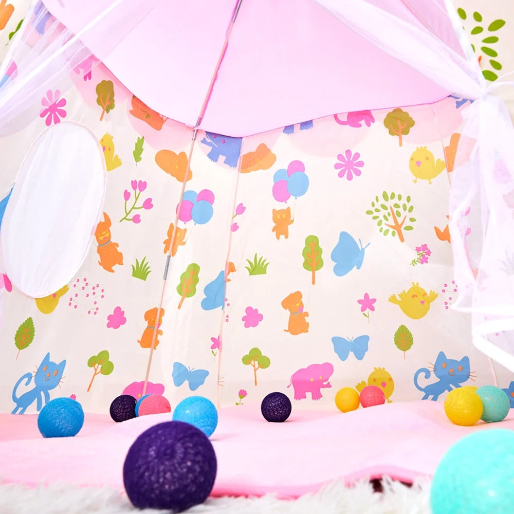 Pink Princess Castle Play Tent S77703