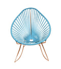 Copper/Blue Rocker Chair K218