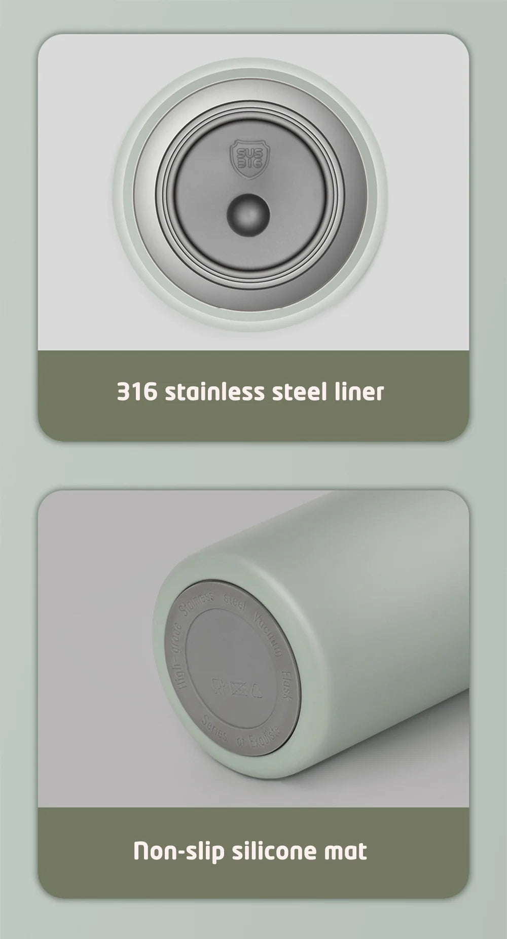 19 Oz Insulated Stainless Steel Water Bottle G836050