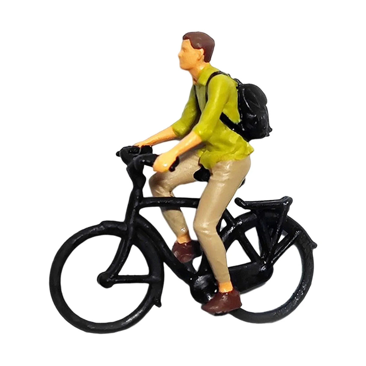 1/87 Scale Cyclist Figures Mini People Model Ornament W103