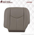 Leather Seat Cover Replacement for GMC Yukon XL Tahoe Suburban (Driver Bottom, Shale Tan) D574564