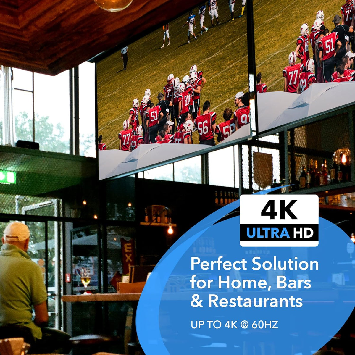 4K 1 in 8 Out HDMI Splitter 18 Gbps 4K @ 60Hz T2904