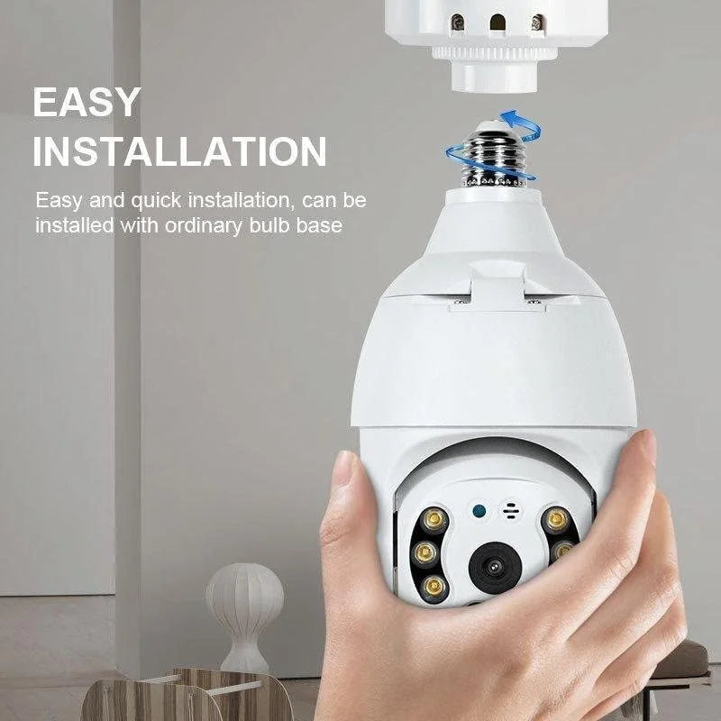 2 Pack 1080p 360 Light Bulb Security Camera E24458