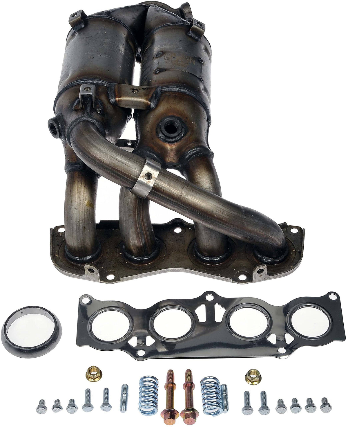 Catalytic Converter with Integrated Exhaust Manifold J829