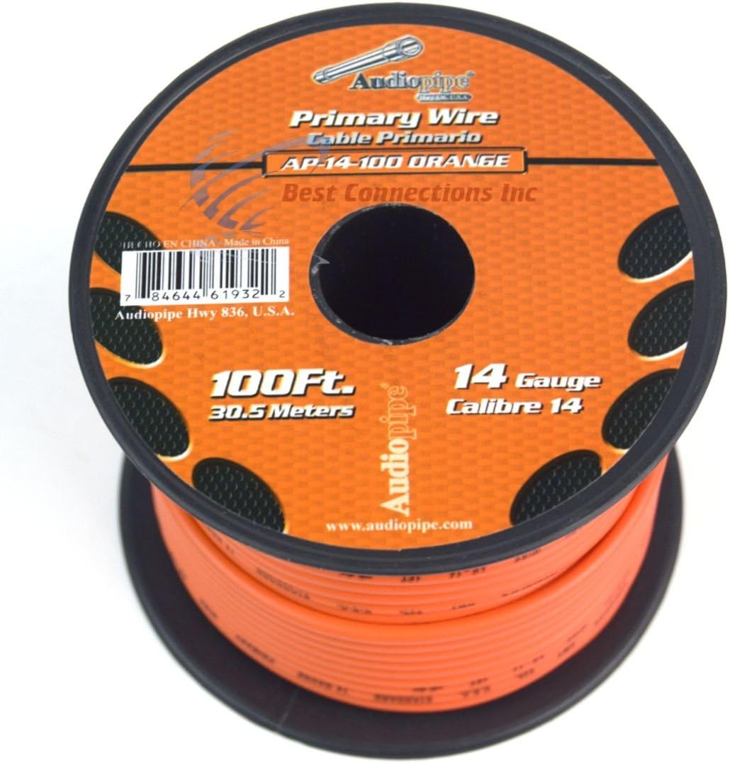14 Gauge 11 Rolls 100 Feet Primary Power Ground Wire Remote Cable C631986