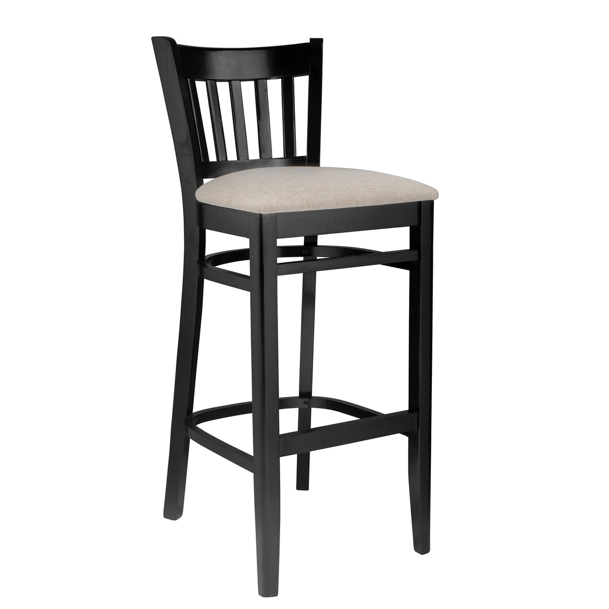 Mahogany Brown Vertical Bar Stool U7642