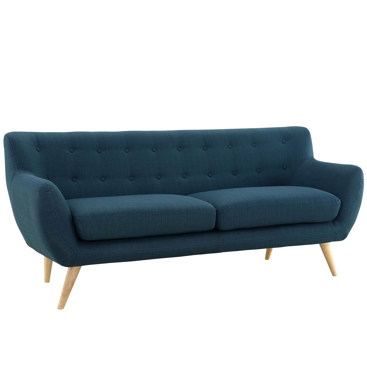 Navy Fabric Three PCS Living Room Set M16097