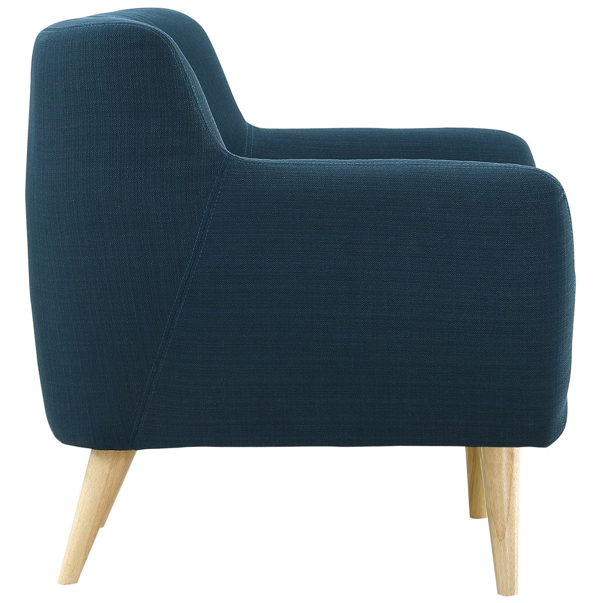 Navy Fabric Three PCS Living Room Set M16097
