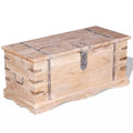 Acacia Wood Storage Chest E643