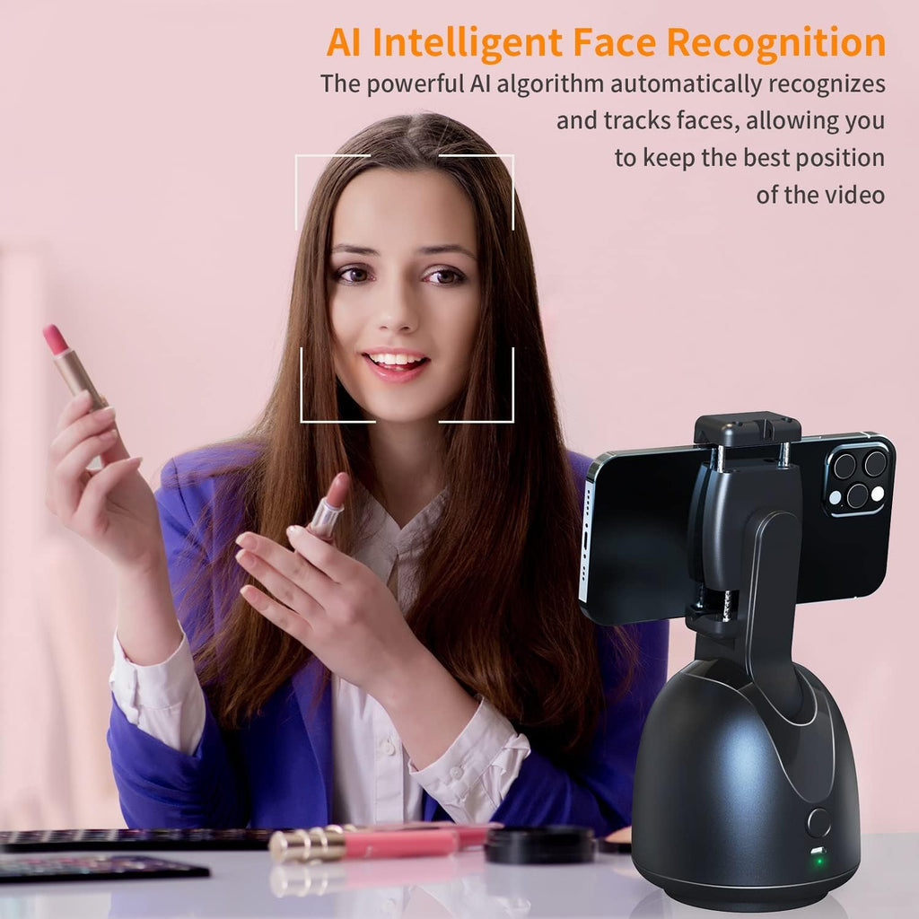 AI Smart Tracking Phone Holder with Built-in Battery P43281