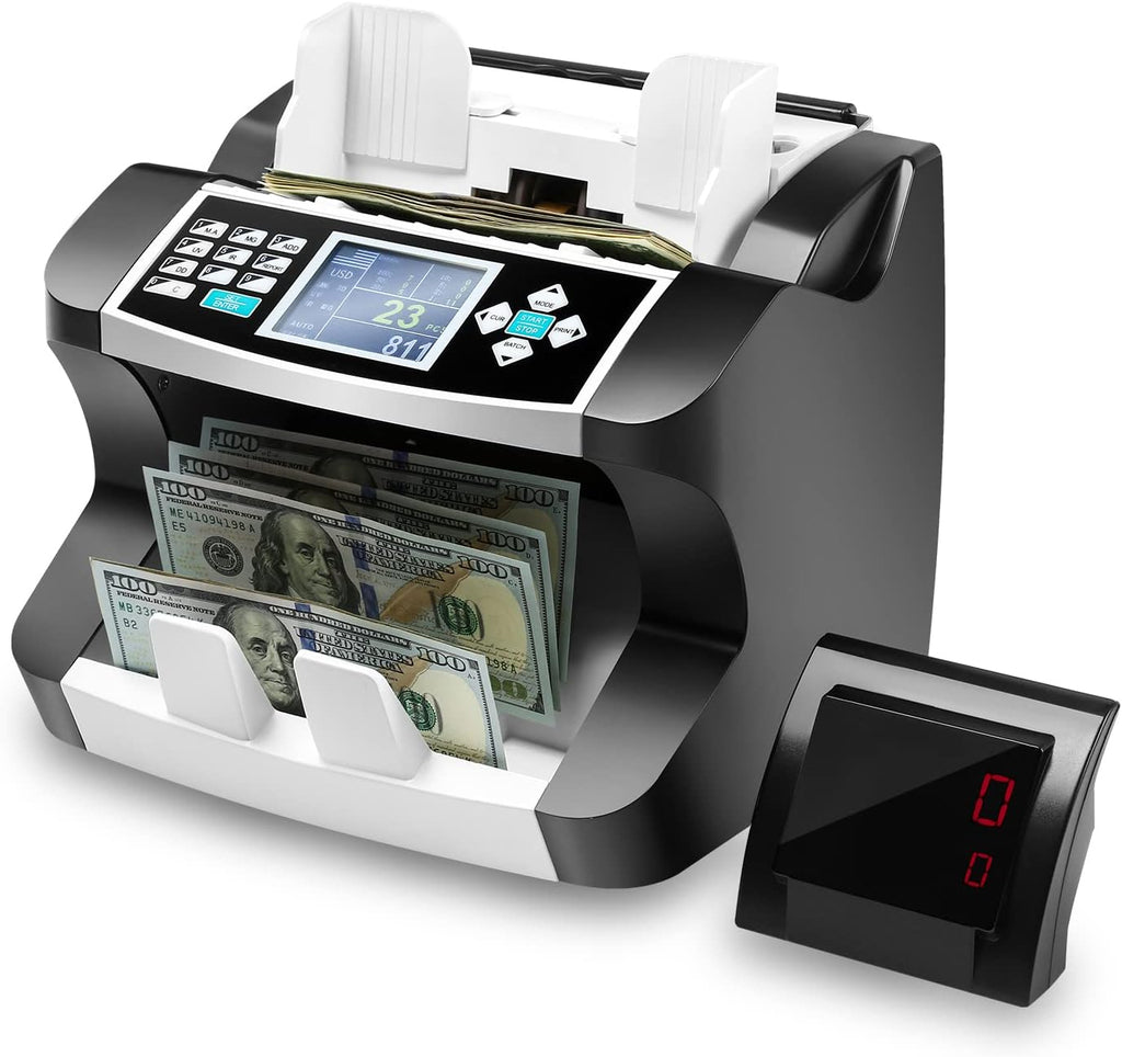 US Dollar Money Counter Machine with Counterfeit Detection Q798