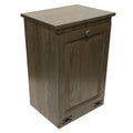 Tilt Out Trash Cabinet Wooden Garbage Can Holder (Golden Oak) R23031