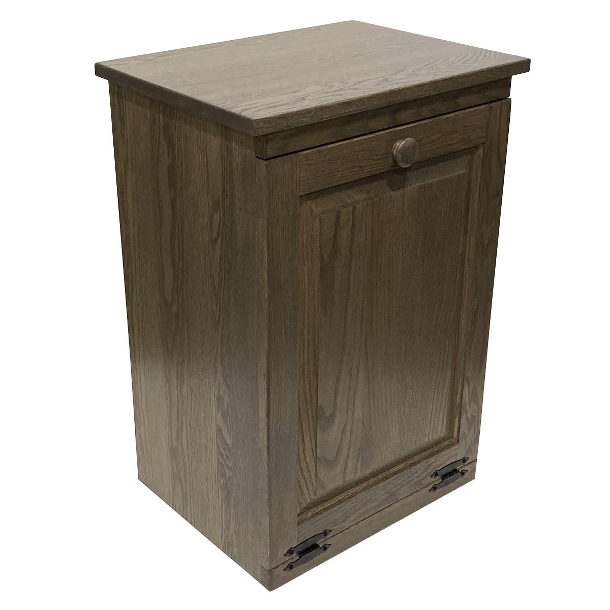 Tilt Out Trash Cabinet Wooden Garbage Can Holder (Golden Oak) R23031