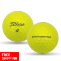 36 Yellow Pro V1 2022 5A Recycled Golf Balls S510