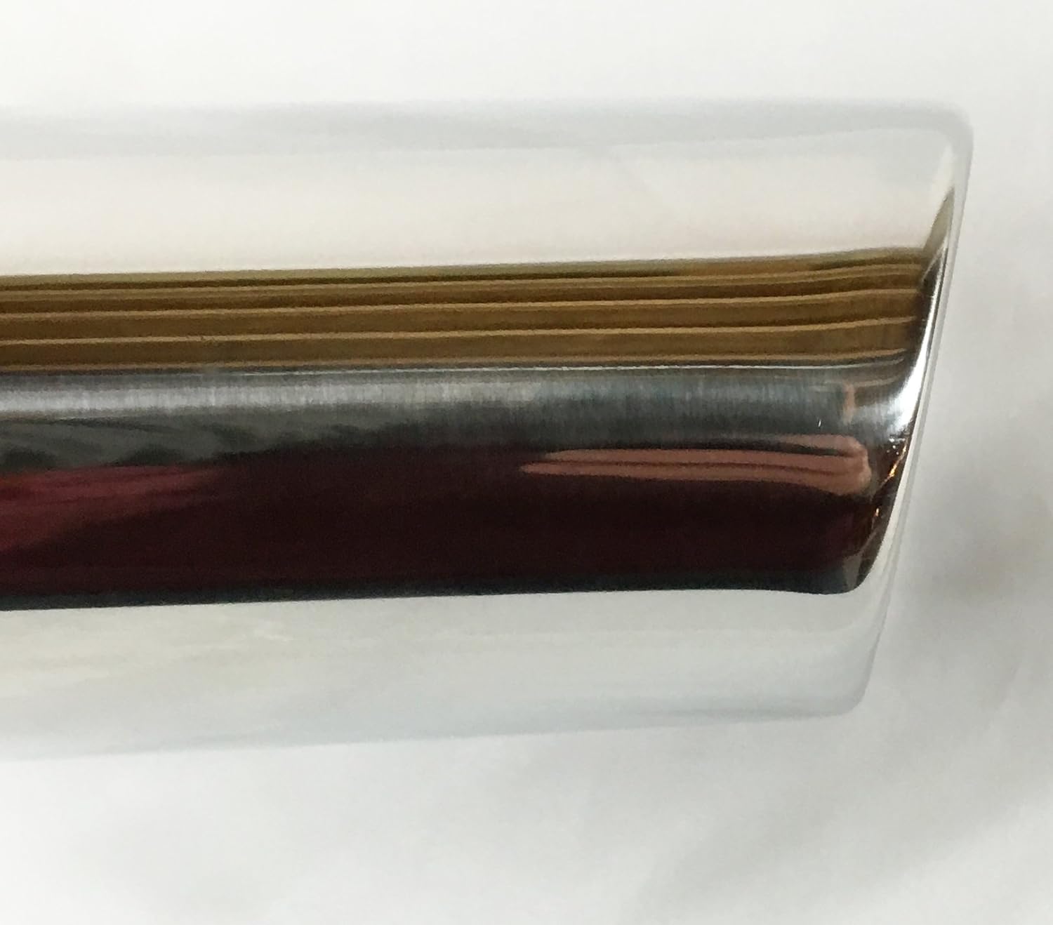 Polished Stainless Steel Rolled Oval Exhaust Tip Pack of 2 G2489