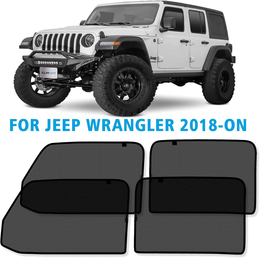 Magnetic Car Window Sunshade 4 Pc. Set V9973
