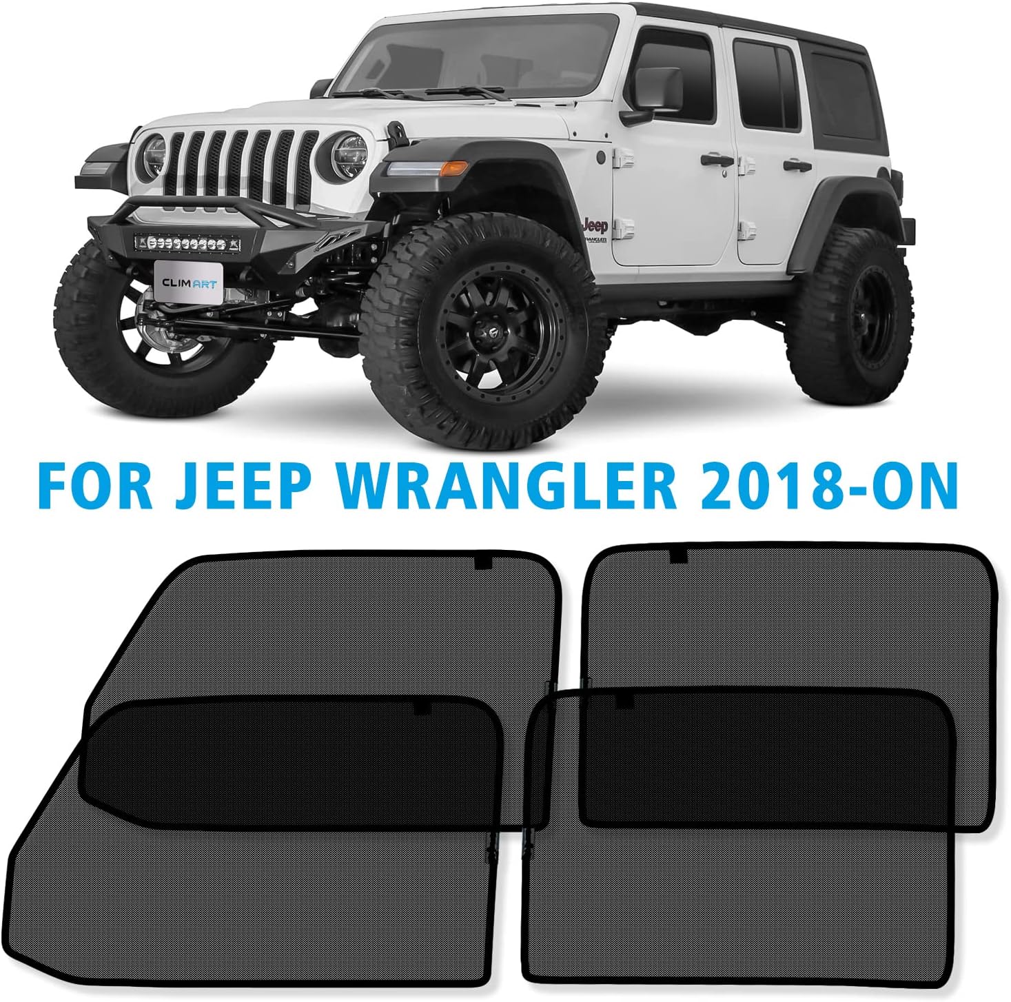 Magnetic Car Window Sunshade 4 Pc. Set V9973