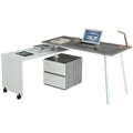Gray Rotating Multi-Positional Desk N39819