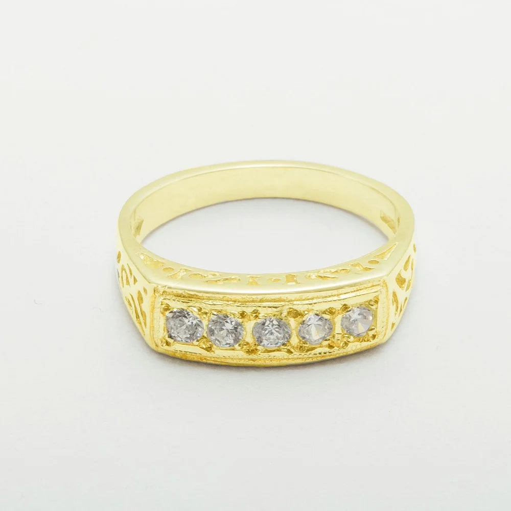 9k Yellow Gold Diamond Eternity Ring K417467