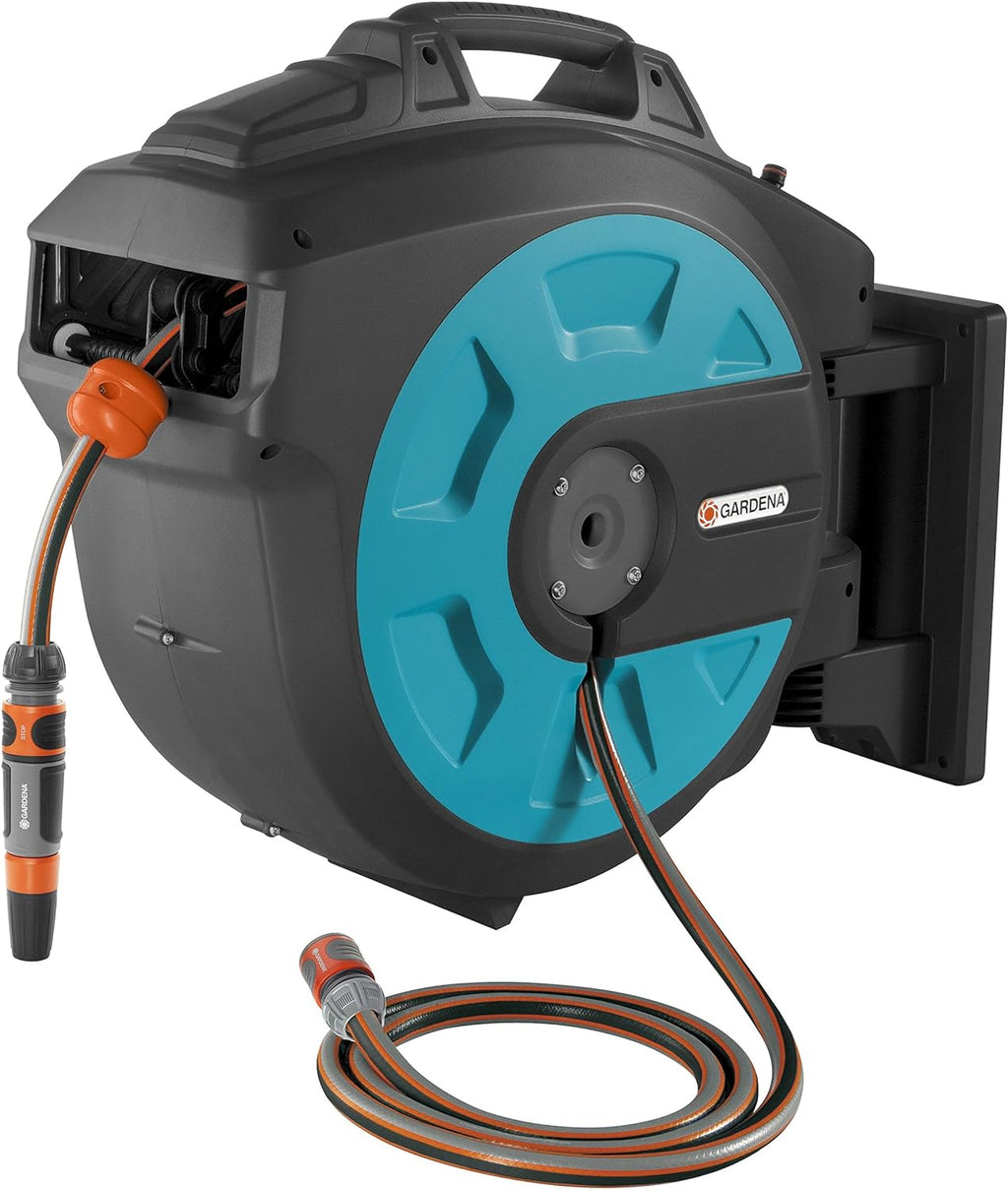 100 Foot Wall Mounted Retractable Reel with Hose Guide K542714