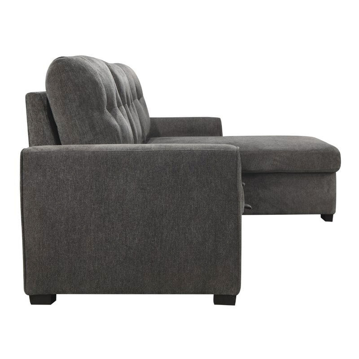 Dark Gray Reversible Sectional P75152