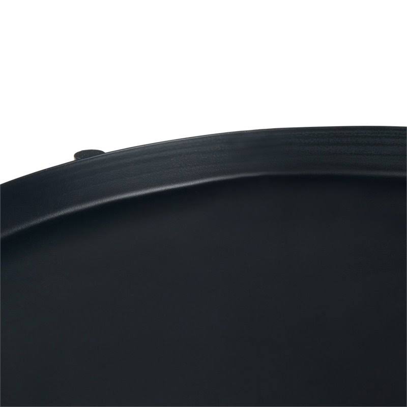 Black Metal End Table D8651