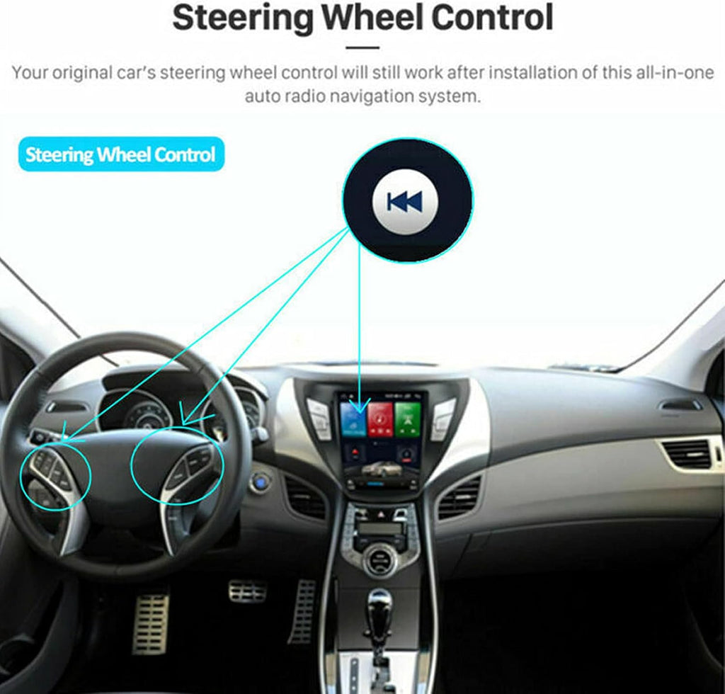 9.7in Car Radio Stereo Bluetooth MP5 Navigation L408