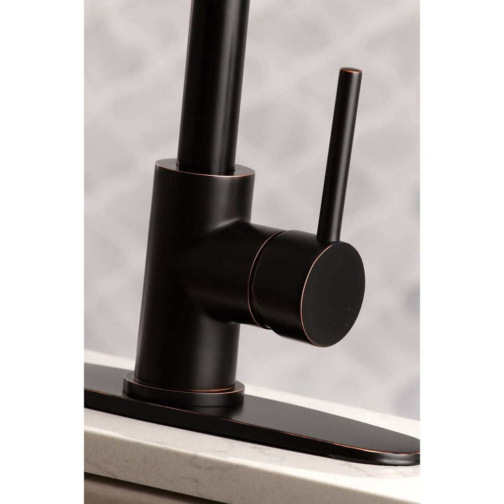 Polished Chrome Pull Down Single Handle Kitchen Faucet I50090