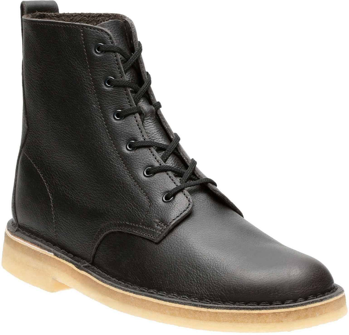 Charcoal Leather Desert Boots R68514
